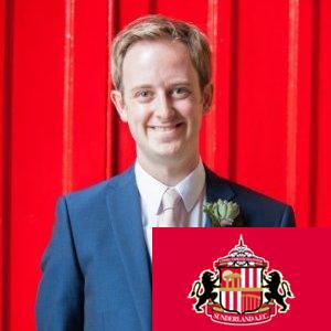 Stuart works for Sunderland AFC
